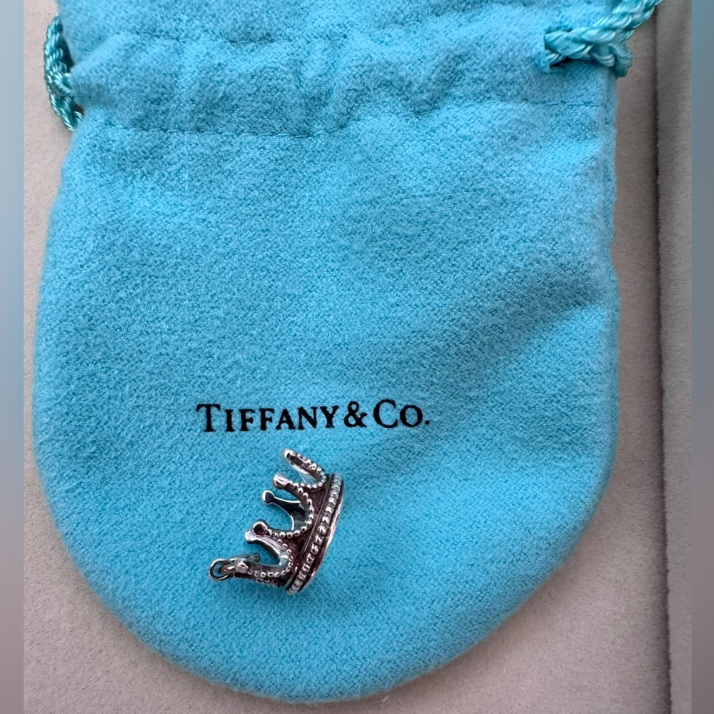 Tiffany & Co. Silver Crown Charm